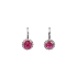 Vòng tai vàng trắng đính ruby - Sự sang trọng và đam mê trong từng chi tiết