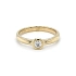 Nhẫn đính hôn bằng vàng với đá zircon