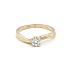Nhẫn đính hôn bằng vàng với đá zircon