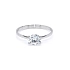 Nhẫn đính hôn bằng vàng trắng và zircon
