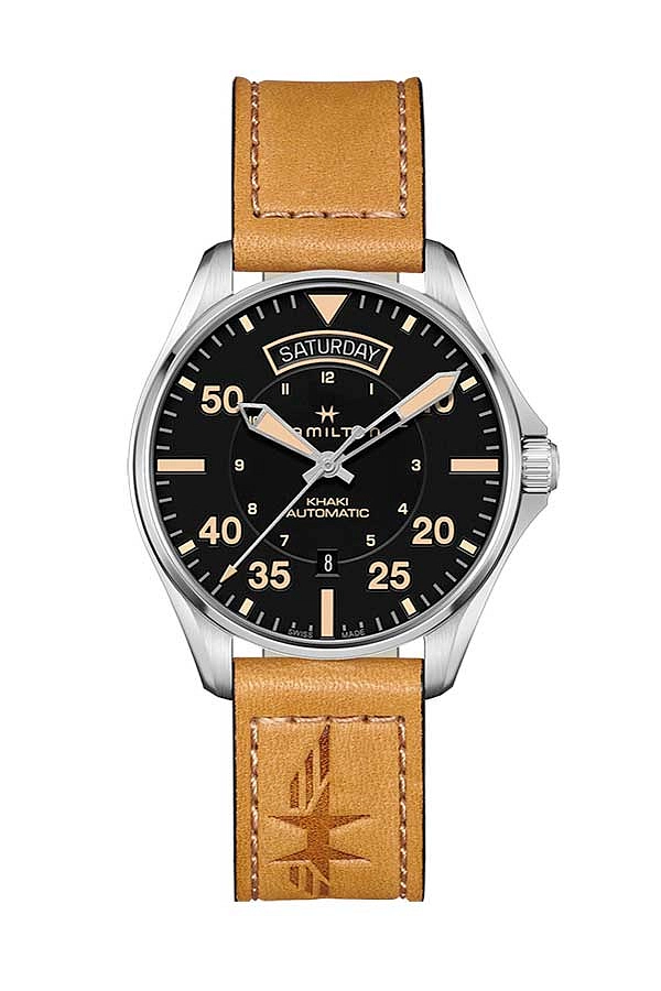 Hamilton Khaki Aviation Ngày và Ngày trong Tuần Tự động H64645531