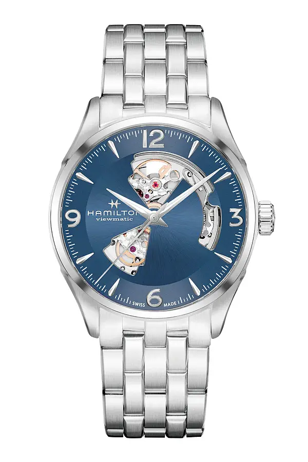 Hamilton Jazzmaster Mặt Trái Tim Mở Tự Động H32705141