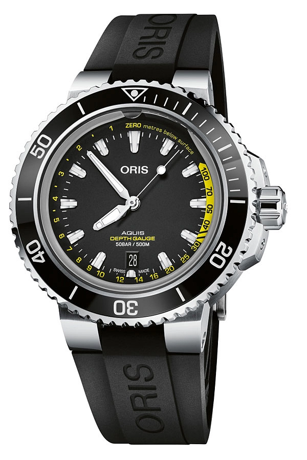 Oris Aquis Đồng hồ đo độ sâu 01 733 7755 4154-Bộ RS