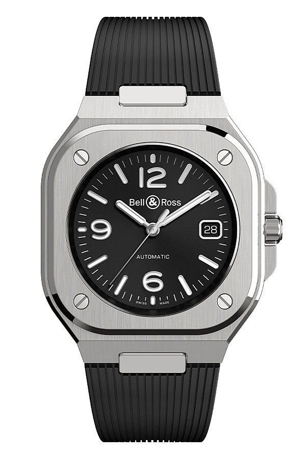 Bell &amp; Ross BR 05 Thép Đen BR05A-BL-ST/SRB