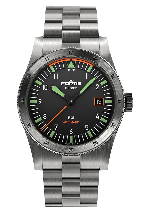 Đồng hồ Forits Flieger F-39 tự động trên dây đeo khối F4220005