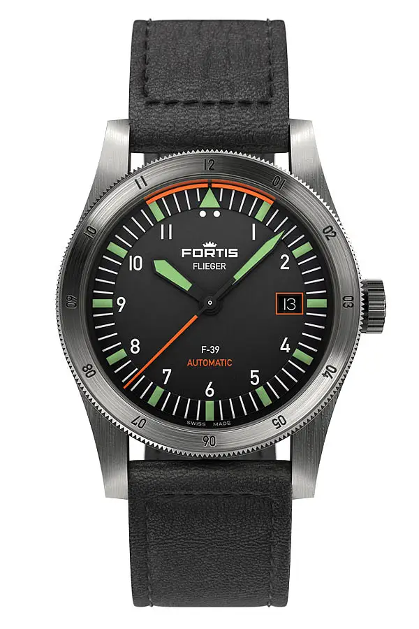 Đồng hồ Fortis Flieger F-39 tự động trên dây đeo phi công F4220006
