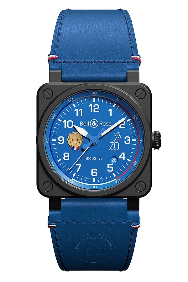 Bell &amp; Ross BR 03-92 Patrouille de France Kỷ niệm 70 năm BR0392-PAF7-CE/SCA