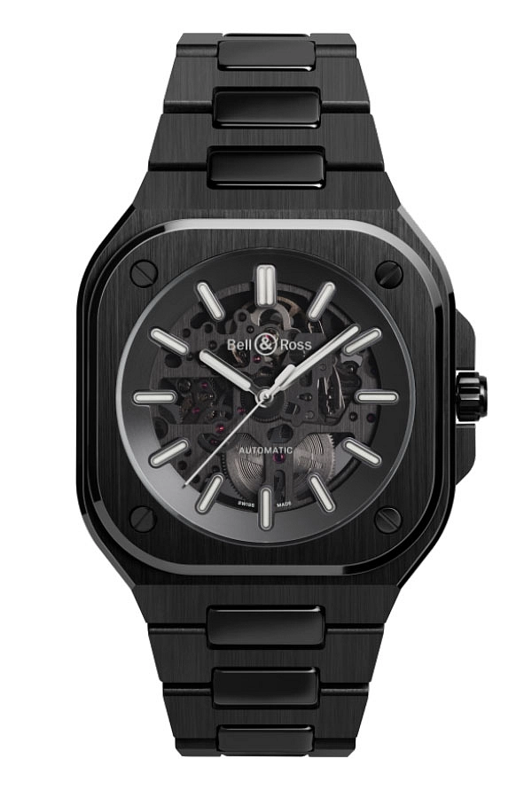 Bell &amp; Ross BR 05 Skeleton Đen Gốm BR05A-BL-SK-CE/SCE