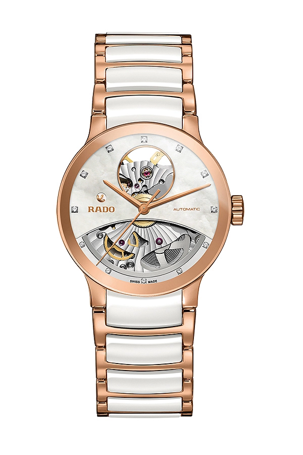 Rado Centix Nữ Đồng Hồ Tự Động Mặt Số Trống Kim Cương R30248902