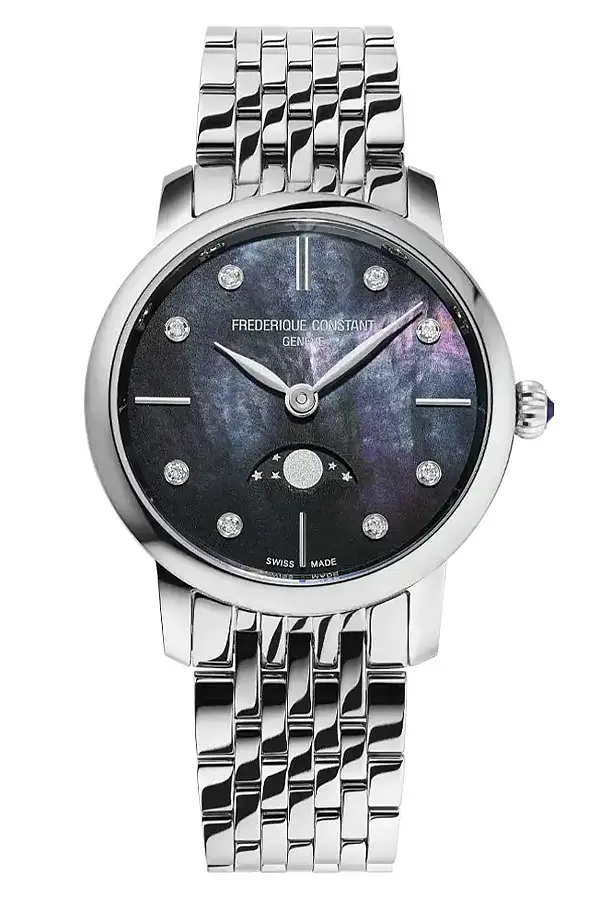 Frederique Constant Slimline Nữ Mặt Trăng FC-206MPBD1S6B