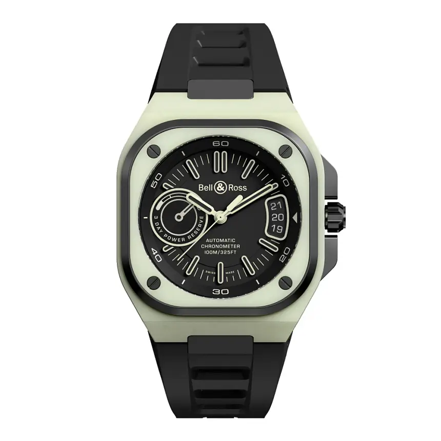 Bell &amp; Ross BR-X5 Green Lum BRX5R-LUM-TC/SRB