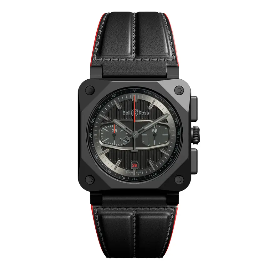 Bell &amp; Ross BR 03-94 Blacktrack BR0394-BTR-CE/SCA