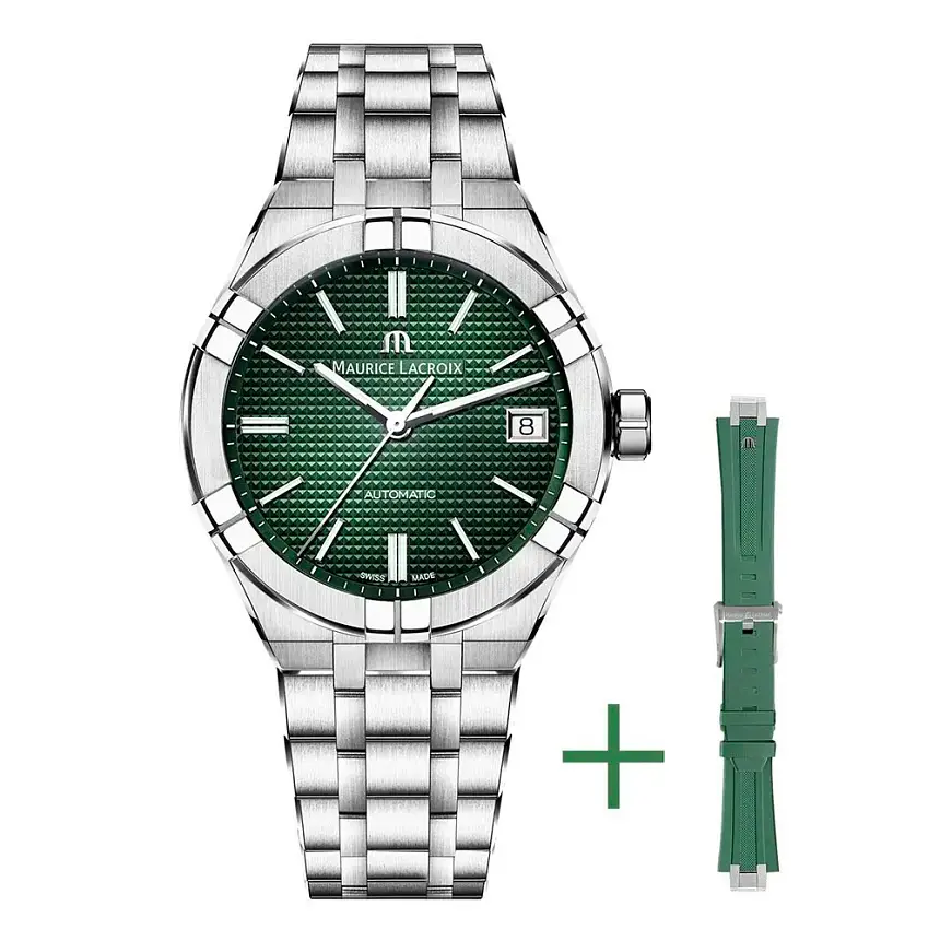 Maurice Lacorix Aikon Tự động hiển thị ngày 39mm AI6007-SS00F-630-D