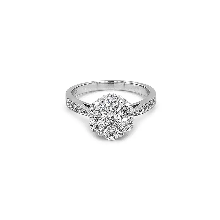 Nhẫn vàng đính kim cương