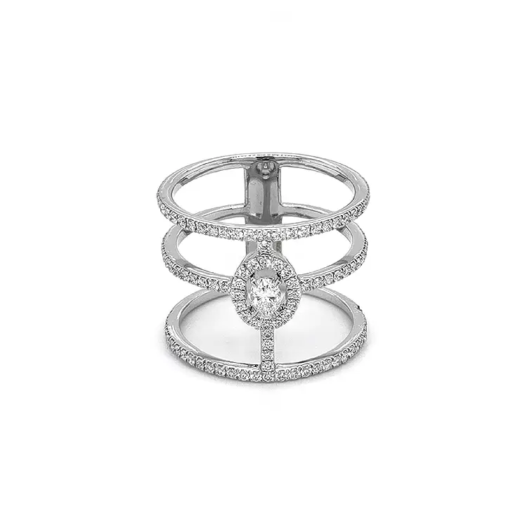 Nhẫn vàng đính kim cương