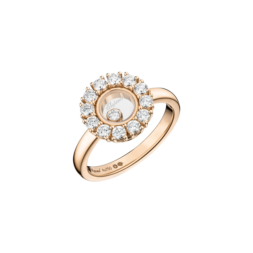 Nhẫn vàng Chopard Happy Diamonds 82A609-5110