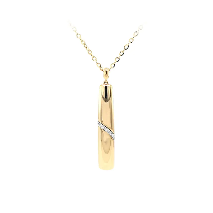 Vòng cổ vàng đính đá zircon