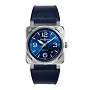 Bell &amp; Ross BR 03 Thép Xanh BR03A-BLU-ST/SCA