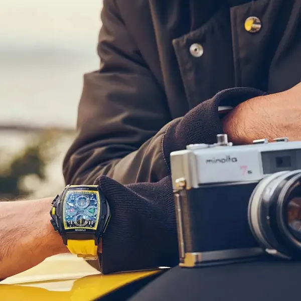 Cvstos Chrono Black Steel Vàng B00107.4102001