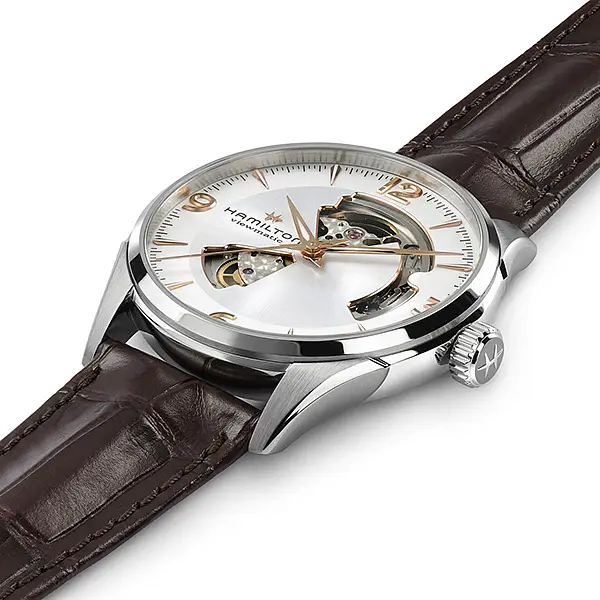 Hamilton Jazzmaster Mặt Trái Tim Mở Tự Động H32705551