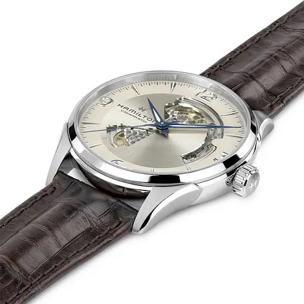 Hamilton Jazzmaster Mặt Trái Tim Mở Tự Động H32705521