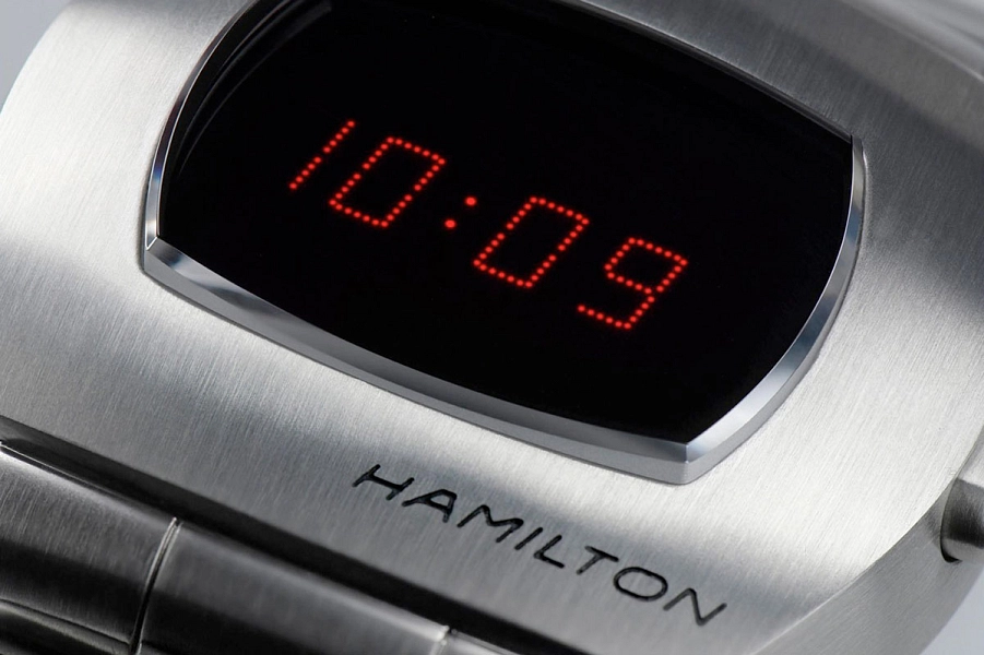 Hamilton American Classic PSR Đồng hồ kỹ thuật số thạch anh H52414130