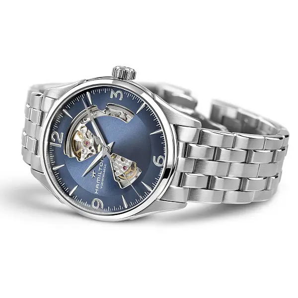 Hamilton Jazzmaster Mặt Trái Tim Mở Tự Động H32705141