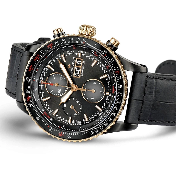 Hamilton Khaki Aviation Converter Đồng hồ chronograph tự động H76736730
