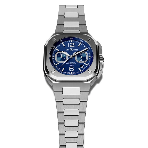 Bell &amp; Ross BR 05 Chono Blue Steel BR05C-BU-ST/SST