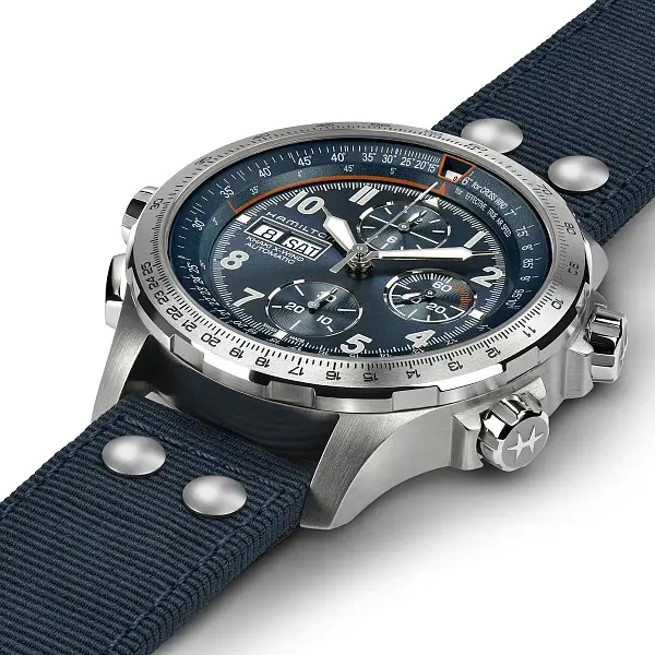 Hamilton Khaki Aviation X-Wind Đồng hồ tự động chronograph 45mm H77906940