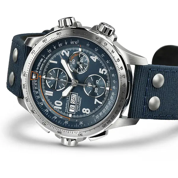 Hamilton Khaki Aviation X-Wind Đồng hồ tự động chronograph 45mm H77906940