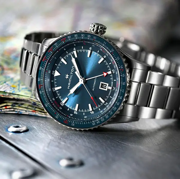 Hamilton Khaki Aviation Cpnverter Đồng hồ tự động GMT H76715140