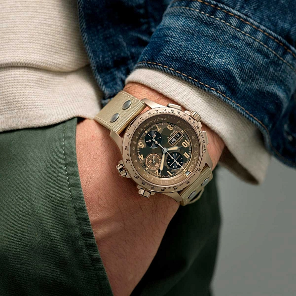 Hamilton Khaki Aviation X-Wind Đồng hồ bấm giờ tự động H77916920