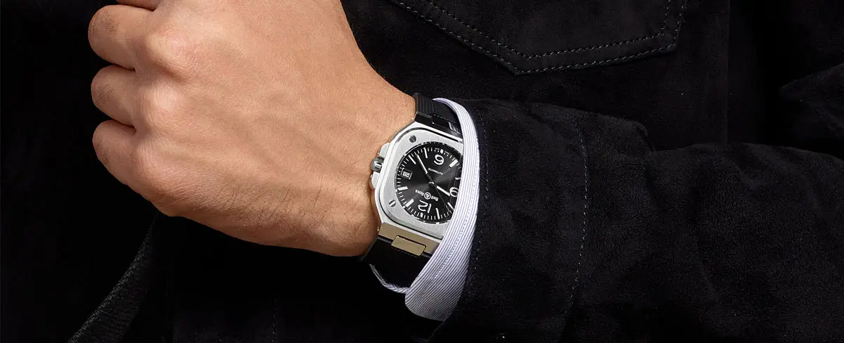 Bell &amp; Ross BR 05 Thép Đen BR05A-BL-ST/SRB