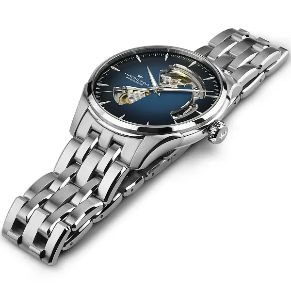 Hamilton Jazzmaster Mặt Trái Tim Mở Tự Động H32675140