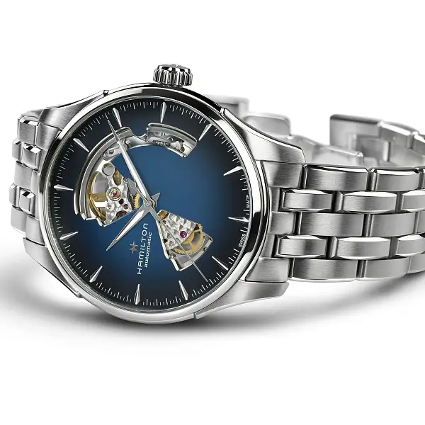 Hamilton Jazzmaster Mặt Trái Tim Mở Tự Động H32675140