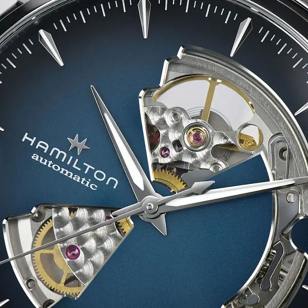 Hamilton Jazzmaster Mặt Trái Tim Mở Tự Động H32675140