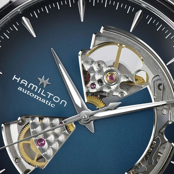 Hamilton Jazzmaster Mặt Trái Tim Mở Tự Động H32675140