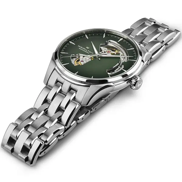 Hamilton Jazzmaster Mặt Trái Tim Mở Tự Động H32675160