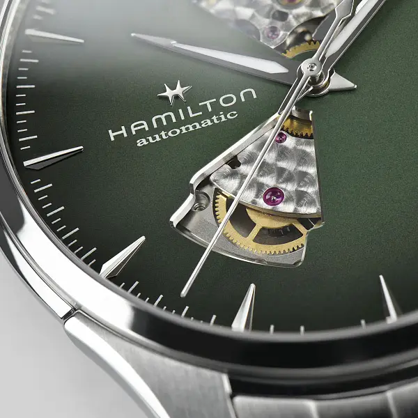 Hamilton Jazzmaster Mặt Trái Tim Mở Tự Động H32675160
