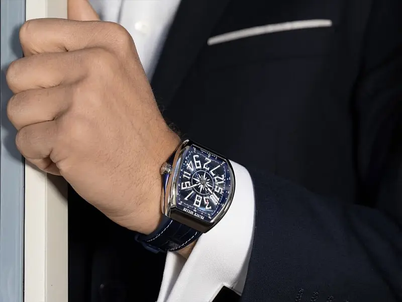 Franck Muller Vanguard Yachting Crazy Hours V 45 CH AC YACHT BL