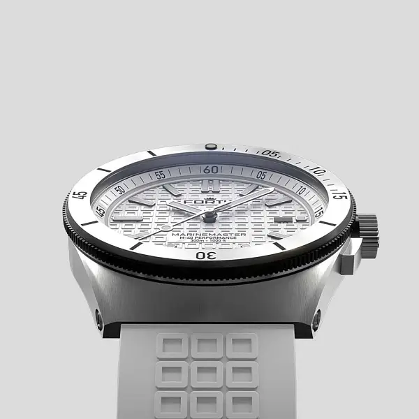 Fortis Marinemaster M-40 Màu Trắng Tuyết trên Dây Đeo Horizon F8120009