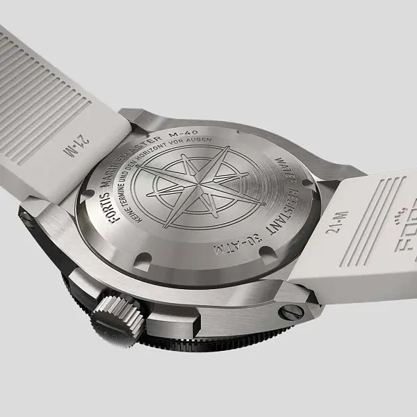 Fortis Marinemaster M-40 Màu Trắng Tuyết trên Dây Đeo Horizon F8120009