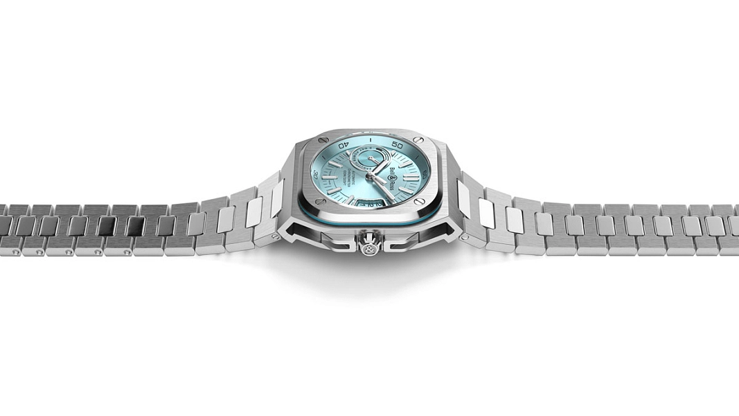 Bell &amp; Ross BR-X5 Xanh Băng Thép BRX5R-IB-ST/SST
