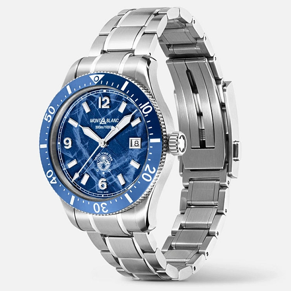 Montblanc 1858 Iced Sea Tự động hiển thị ngày 129369