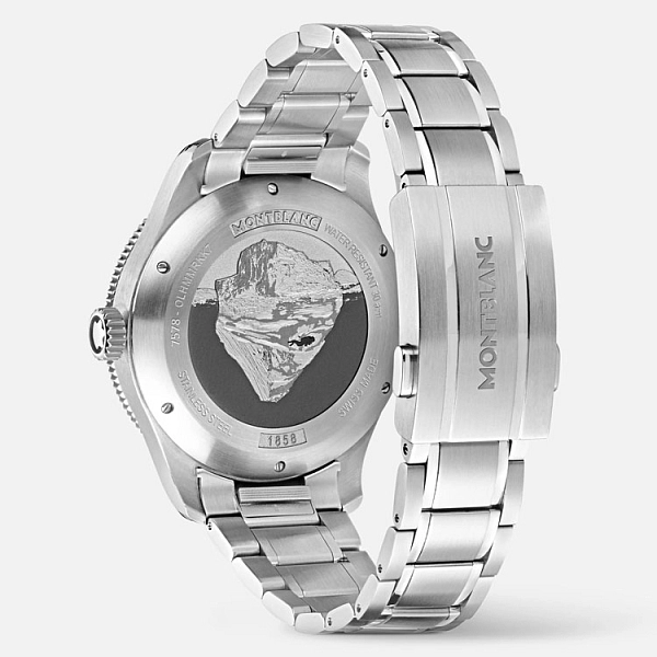 Montblanc 1858 Iced Sea Tự động hiển thị ngày 129369