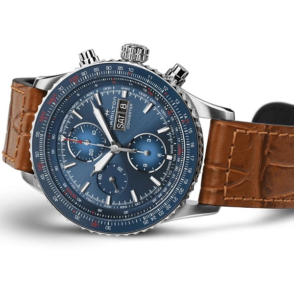 Hamilton Khaki Aviation Converter Đồng hồ chronograph tự động H76746540