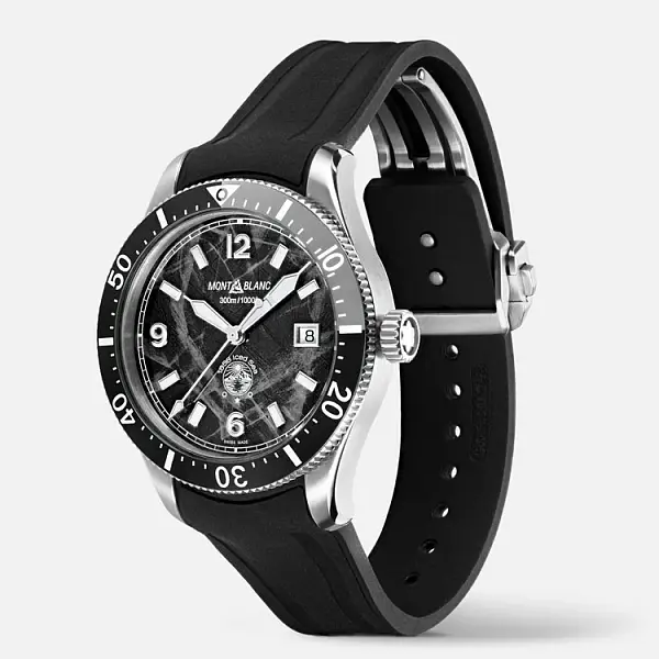 Montblanc 1858 Iced Sea Tự động hiển thị ngày 129372