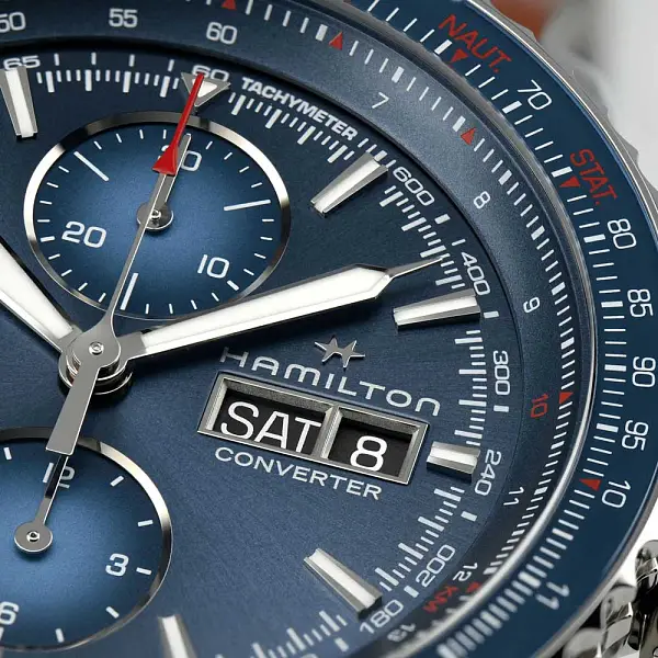 Hamilton Khaki Aviation Converter Đồng hồ chronograph tự động H76746140