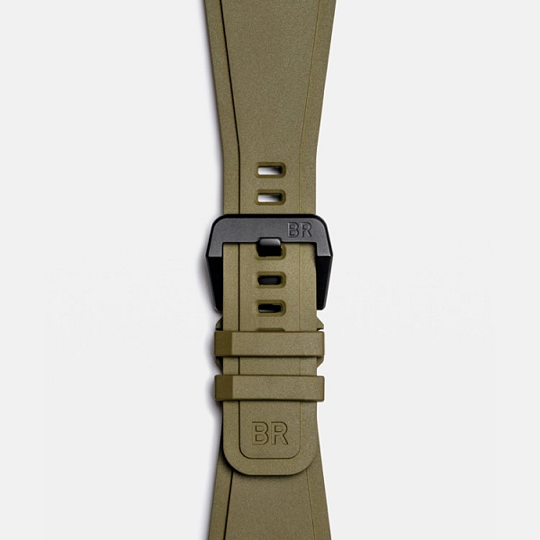 Bell &amp; Ross Mẫu mới BR 03 Quân sự Gốm sứ BR03A-MIL-CE/SRB